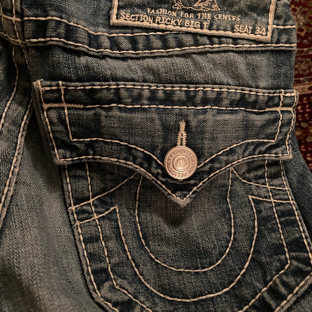 Men’s True Religion Ricky Big T  size 29 - Picture 6 of 6